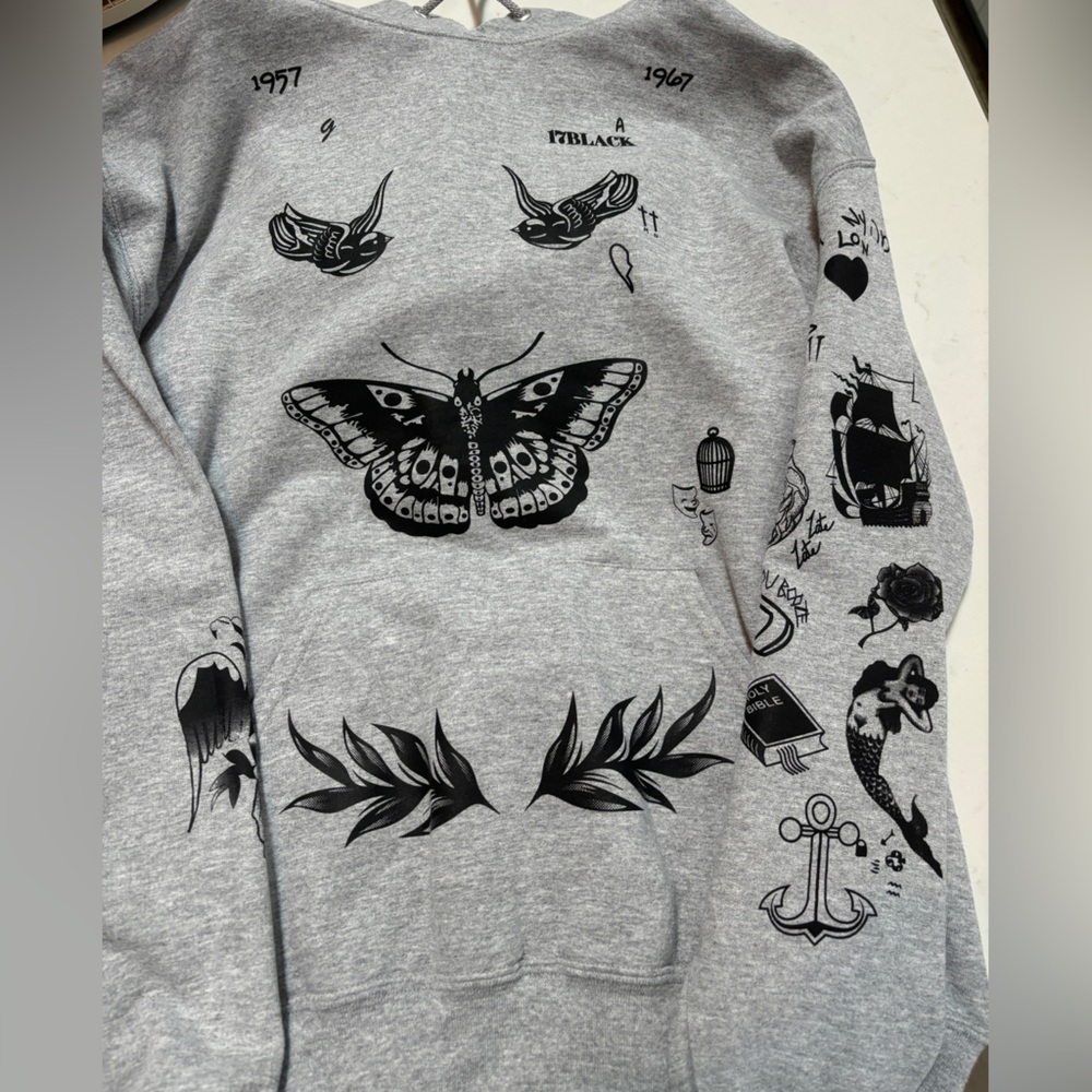 Harry styles tattoo hoodie